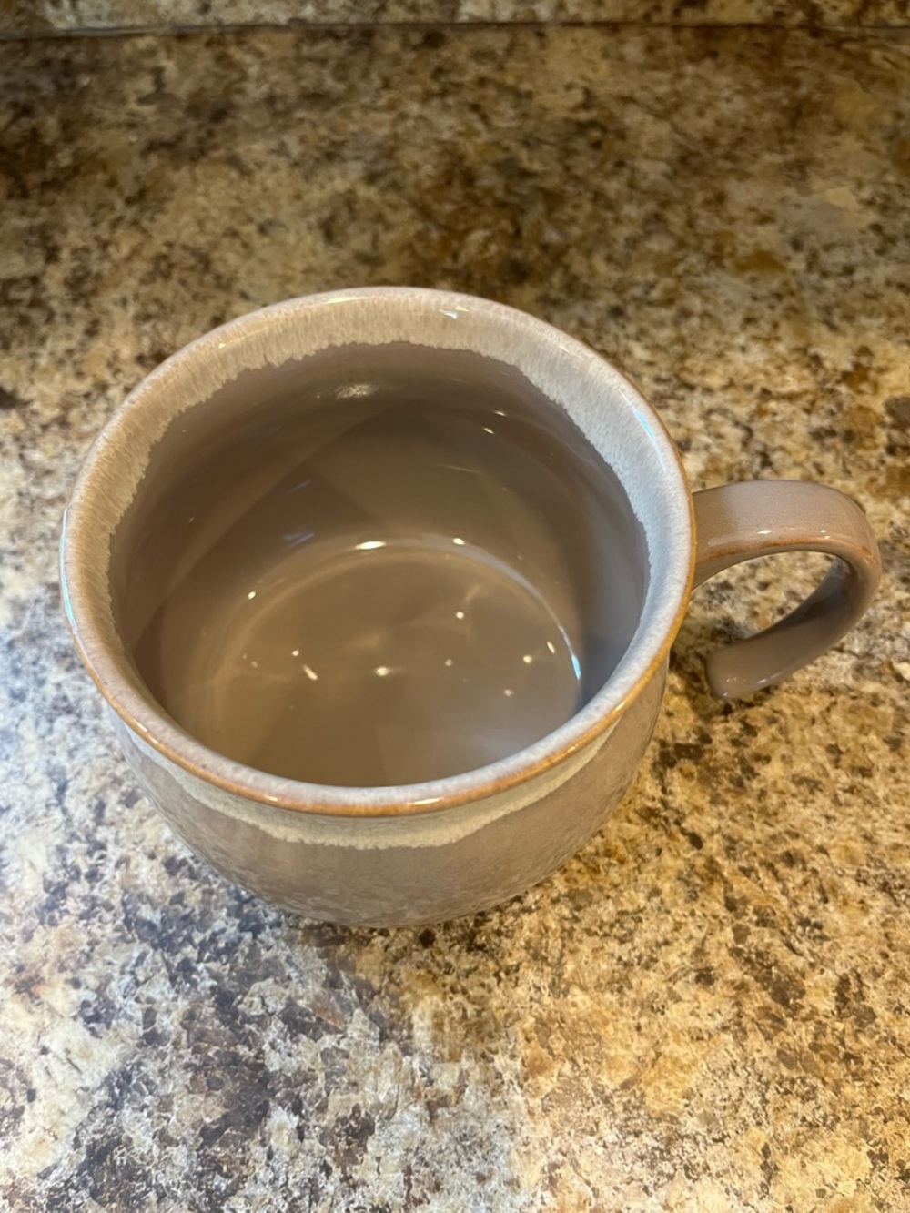 Pfaltzgraff gGlazed Drip Taupe and Cream Soup Mug - Home Dining - Picture 3 of 9